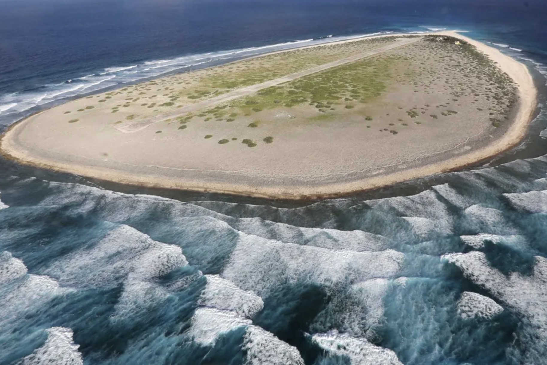 Île Tromelin vue aerienne